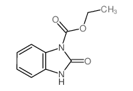乙基2-氧代-2,3-二氢-1H-1,3-苯并唑-1-羧酸酯 结构式
