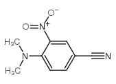 4-二甲氨基-3-硝基苯甲腈 结构式