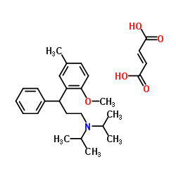 2-甲氧基-5-甲基-N,N-双(1-甲基乙基)-gamma-苯基-苯丙胺富马酸盐 结构式