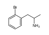 1-(2-溴苯基)丙烷-2-胺 结构式