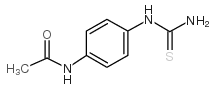 N-(4-硫代脲啶苯基)乙酰胺 结构式