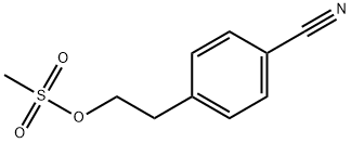 4-氰基苯乙基甲磺酸盐 结构式