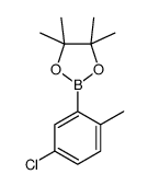 5-氯-2-甲基苯硼酸频哪醇酯 结构式