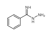苯甲亚胺酸酰肼盐酸盐 结构式