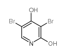 2,4-二羟基-3,5-二溴吡啶 结构式