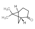 (1R)-(+)-诺蒎酮 结构式