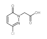 (3-氯-6-氧代哒嗪-1(6H)-基)乙酸 结构式