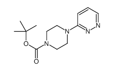 4-(哒嗪-3-基)哌嗪-1-羧酸叔丁酯 结构式