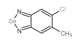 5-氯-6-甲基-2,1,3-苯并硒二唑 结构式