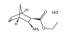 乙基3-外氨基双环[2.2.1]庚-5-烯-2-外羧酸盐酸盐 结构式