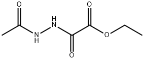 2-(2-乙酰肼基)-2-氧乙酸乙酯 结构式