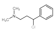 (3-氯-3-苯基丙基)-二甲胺盐酸盐 结构式