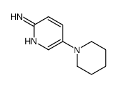 5-(1-哌啶基)-2-氨基吡啶 结构式