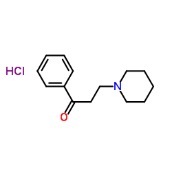 1-苯基-3-(哌啶-1-基)丙-1-酮盐酸盐 结构式