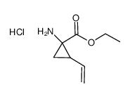 1-氨基-2-乙烯基环丙羧酸乙酯盐酸盐 结构式