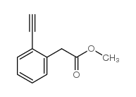 2-乙炔基苯乙酸甲酯 结构式