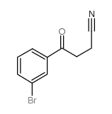 4-(3-溴苯基)-4-氧代丁腈 结构式