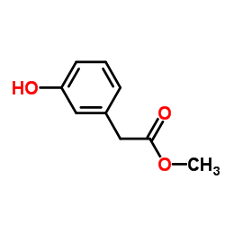 3-羟基苯乙酸甲酯 结构式