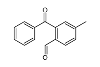 2-苯甲酰基-4-甲基苯甲醛 结构式