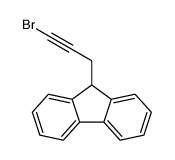 9H-Fluorene, 9-(3-bromo-2-propyn-1-yl)- 结构式