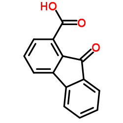 9-芴酮-1-羧酸 结构式