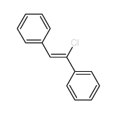 [(Z)-1-chloro-2-phenylethenyl]benzene 结构式