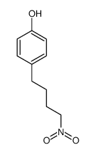 4-(4-硝基丁基)苯酚 结构式