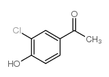 3'-氯-4'-羟基苯乙酮 结构式