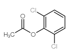 2,6-二氯苯酚乙酸酯 结构式
