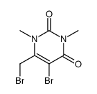 5-溴-6-(溴甲基)-1,3-二甲基嘧啶-2,4(1H,3H)-二酮 结构式
