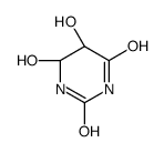 顺-5,6-二羟基二氢-2,4(1H,3H)-嘧啶二酮 结构式