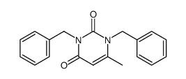 1,3-二苄基-6-甲基嘧啶-2,4(1H,3H)-二酮 结构式