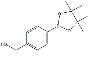 4-(1-羟基乙基)苯硼酸频哪醇酯 结构式