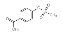 Ethanone,1-[4-[(methylsulfonyl)oxy]phenyl]- 结构式