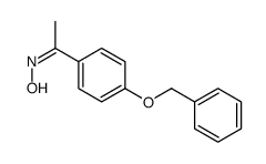 1-(4-苄氧基苯基)乙酮肟 结构式