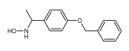 N-羟基-α-甲基-4-(苄氧基)苯甲胺 结构式