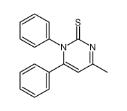 2(1H)-Pyrimidinethione, 4-methyl-1,6-diphenyl- 结构式