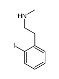 2-碘-N-甲基苯乙胺 结构式