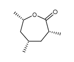(2R,4S,6S,)-2,4-二甲基-6-庚内酯 结构式