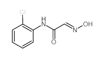 (2E)-N-(2-chlorophenyl)-2-hydroxyiminoacetamide 结构式