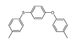4'-(4-Methyl-phenoxy)-4-methyl-diphenylthioaether 结构式