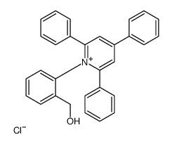 [2-(2,4,6-三苯基吡啶-1-鎓-1-基)苯基]甲醇 氯化物 结构式