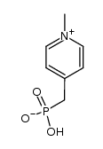 (1-Methyl-4-pyridiniomethyl)phosphonate 结构式