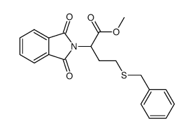 methyl 4-(benzylthio)-2-(1,3-dioxoisoindolin-2-yl)butanoate 结构式