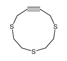 1,4,7-三硫杂环十一碳-9-炔 结构式