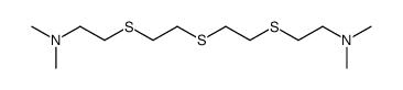 5,8,11-Trithia-2-azatridecan-13-amine, N,N,2-trimethyl- (9CI) 结构式