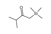 3-甲基-1-(三甲基硅基)-2-丁酮 结构式