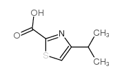 4-异丙基-2-噻唑甲酸 结构式