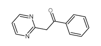 2-(苯甲酰基甲基)嘧啶 结构式