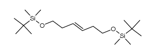 4,11-Dioxa-3,12-disilatetradec-7-ene, 2,2,3,3,12,12,13,13-octamethyl-, (7E)- 结构式